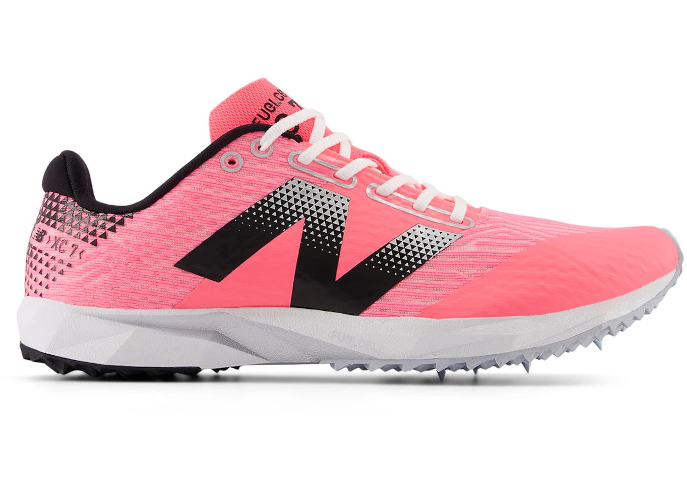 New Balance Fuelcell Xc7 V5 Ultra Pink Black Silver Metallic (Women'S)