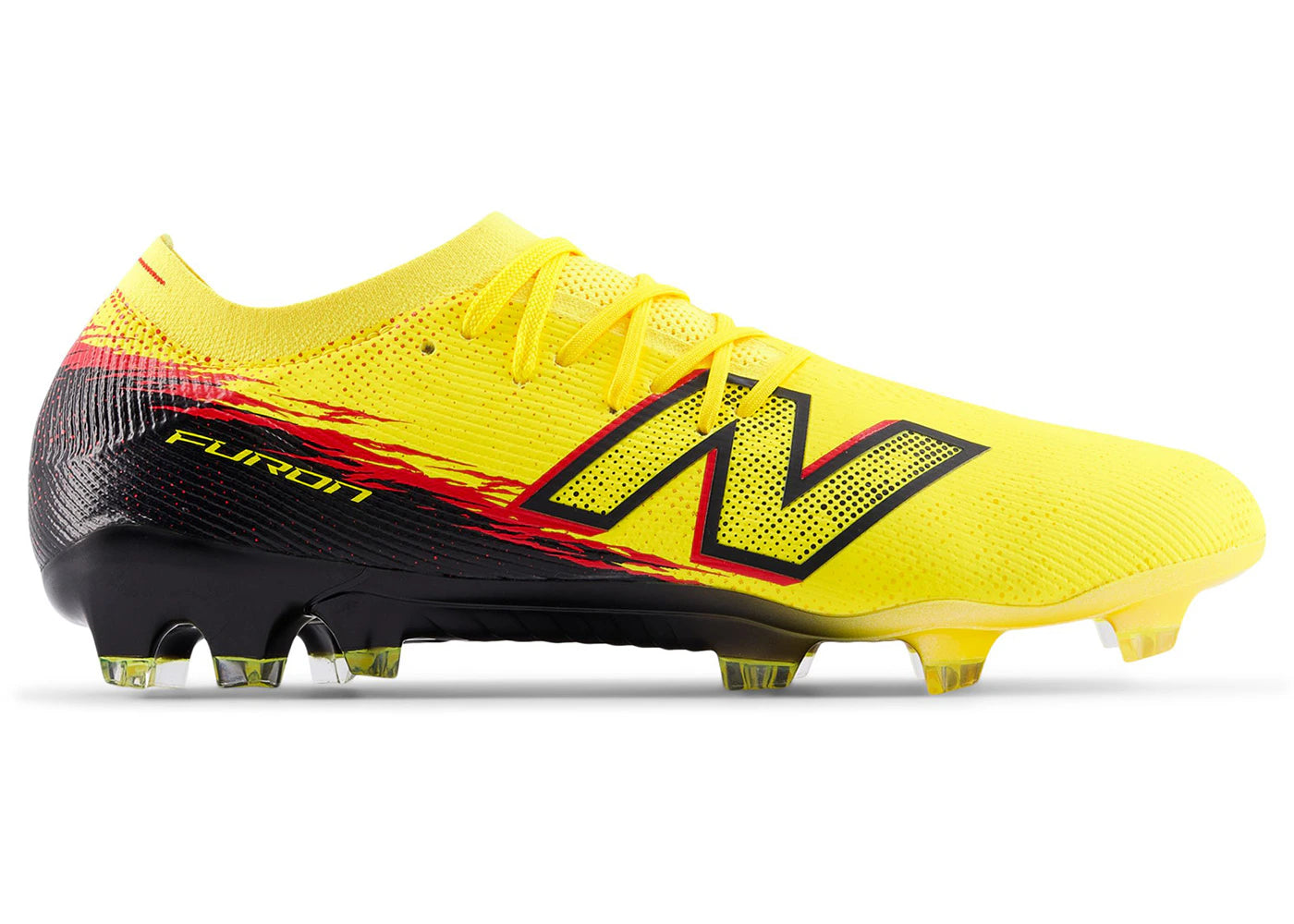 New Balance Furon Elite Fg V8 Punch Yellow Black Fire Cracker