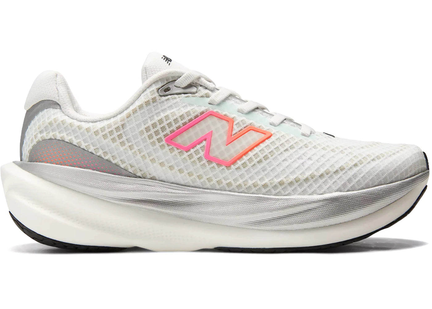 New Balance Infinion 1080V15 Breathe White Pink Heat Tangerine (Women'S)