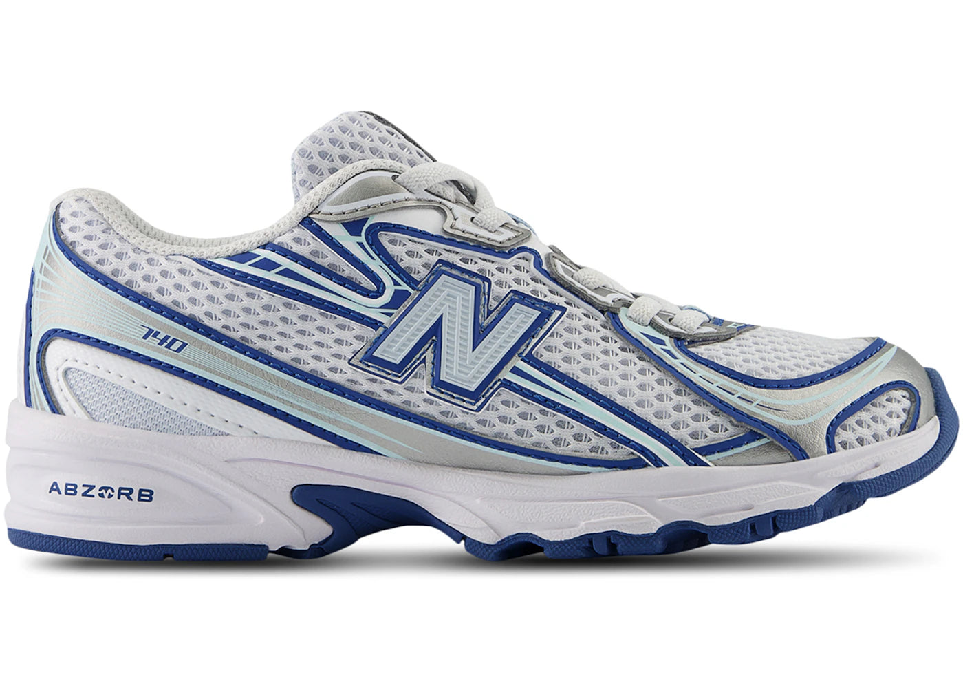 New Balance 740 Bungee Lace Ice Blue Sea Stone (Ps)