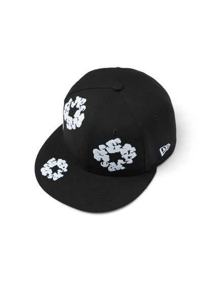Denim Tears Cotton Wreath New Era 59fifty Fitted Cap Black