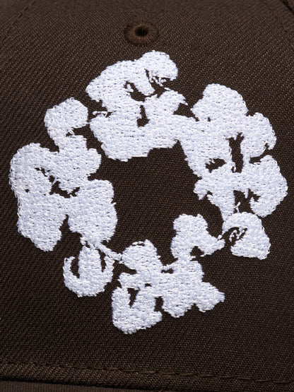 Denim Tears Cotton Wreath New Era 59fifty Fitted Cap Brown