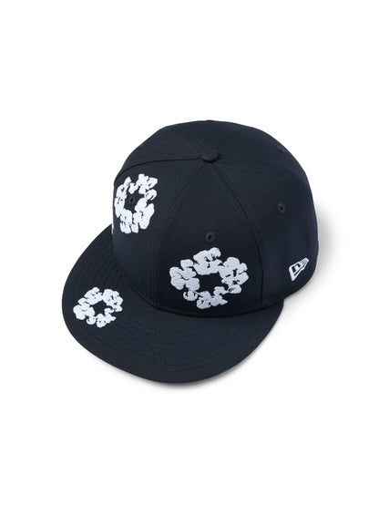 Denim Tears Cotton Wreath New Era 59fifty Fitted Cap Navy