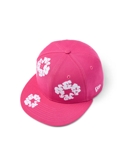 Denim Tears Cotton Wreath New Era 59fifty Fitted Cap Pink