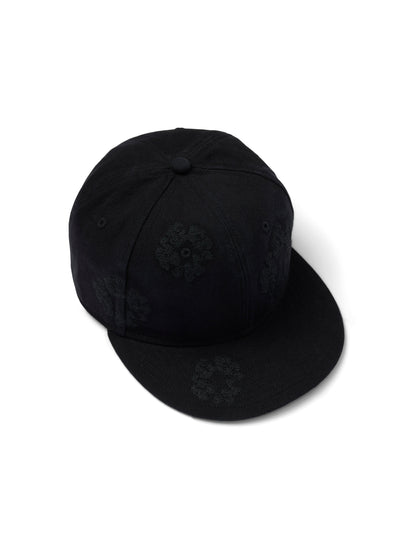 Denim Tears Mono Wreath New Era 59fifty Fitted Cap Black