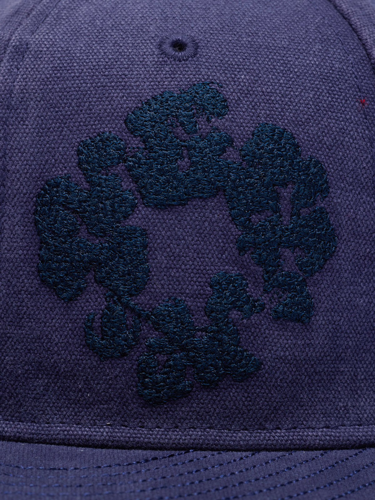 Denim Tears Mono Wreath New Era 59fifty Fitted Cap Washed Indigo