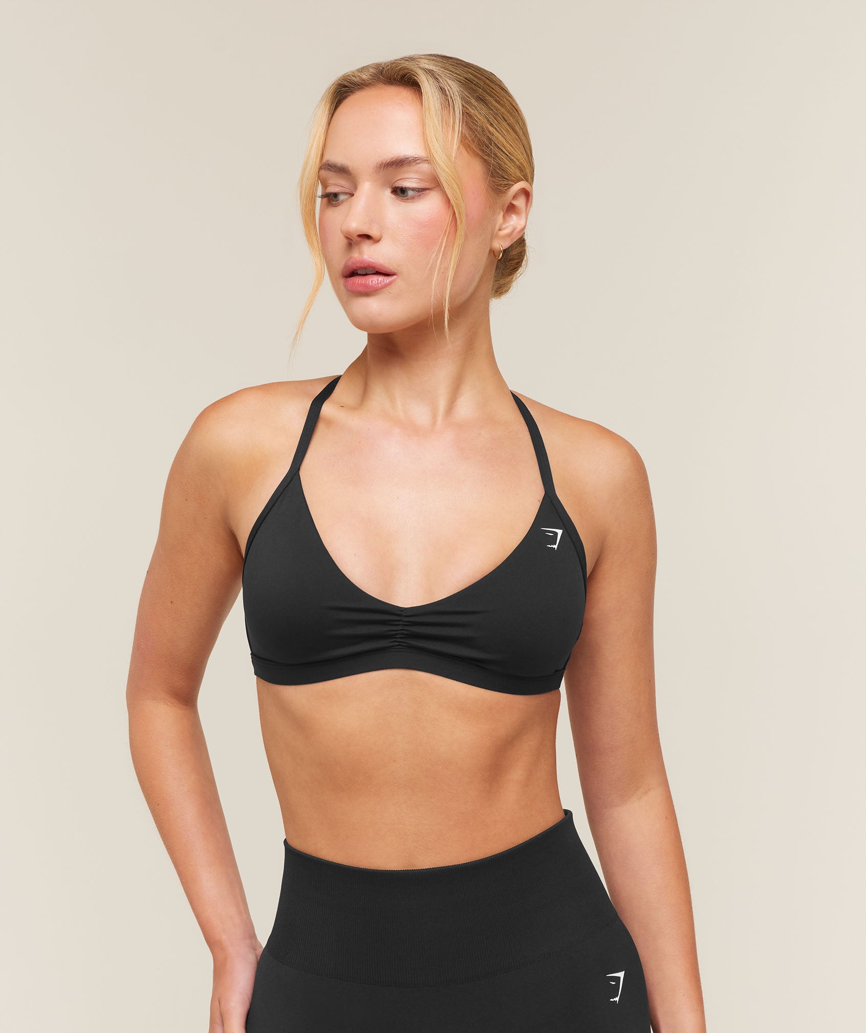 Women's Gymshark Minimal Sports Bra 2.0 Black