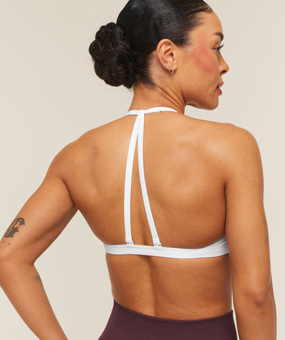 Women's Gymshark Minimal Sports Bra 2.0 White