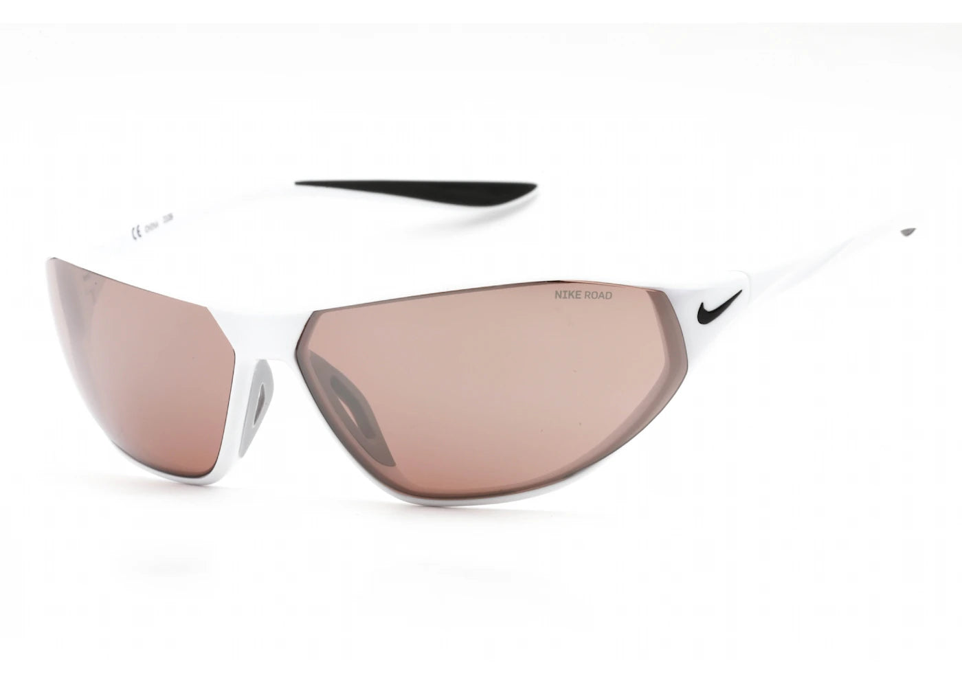nike aero swift sunglasses white/road tint (dq0992-100)