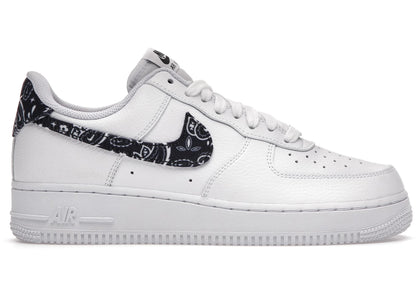 Nike Air Force 1 Low '07 Essential White Black Paisley Women's, front