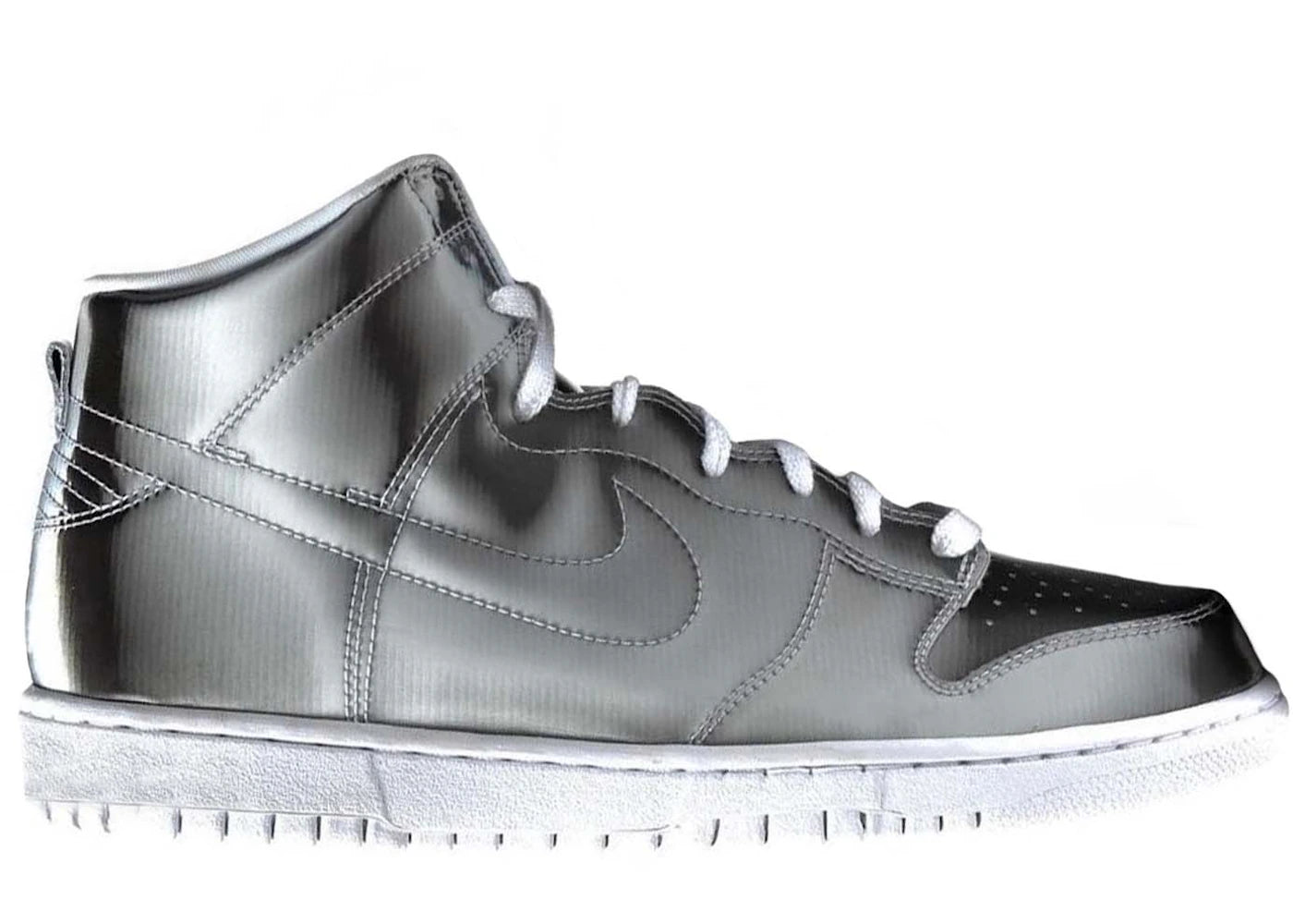 Nike Dunk High Clot Metallic Silver (With Card)