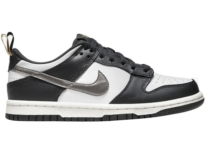 Nike Dunk Low Black White Metallic (Gs)