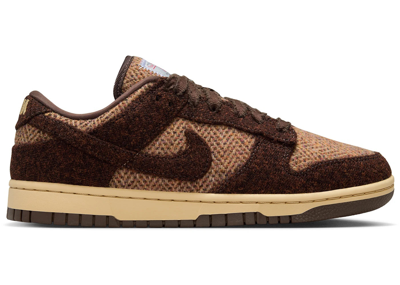 nike dunk low harris tweed sesame (women's)