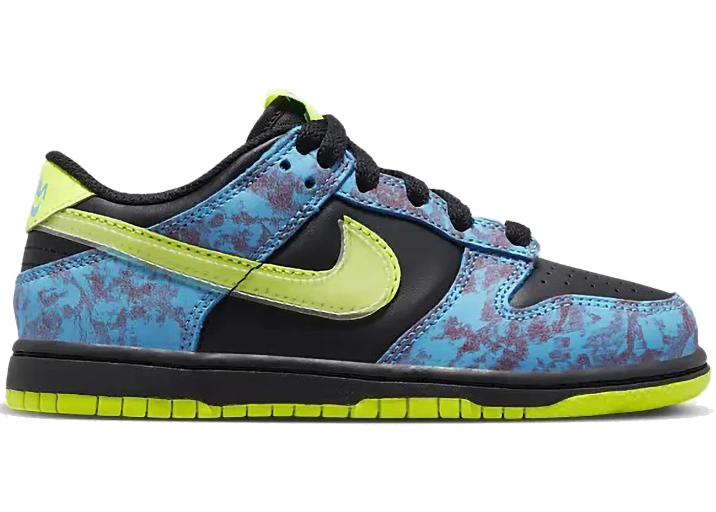 Nike Dunk Low Se Acid Wash Baltic Blue Volt (Ps)