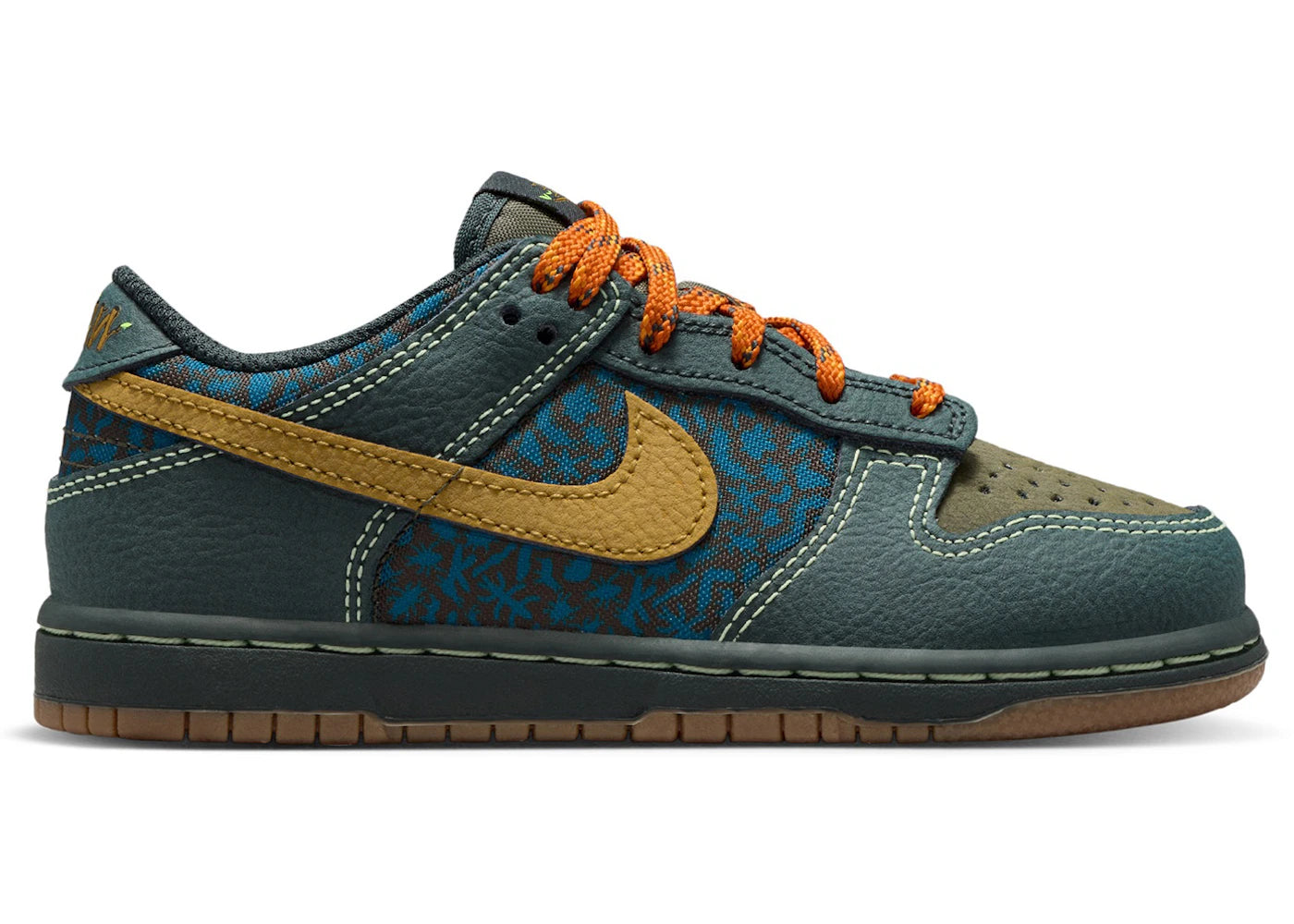 Nike Dunk Low Seaweed Cargo Khaki Ochre (Ps)