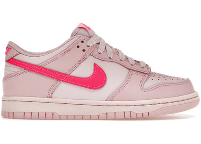 Nike Dunk Low Triple Pink GS, front