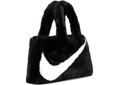 Nike Faux Fur Tote Bag Black