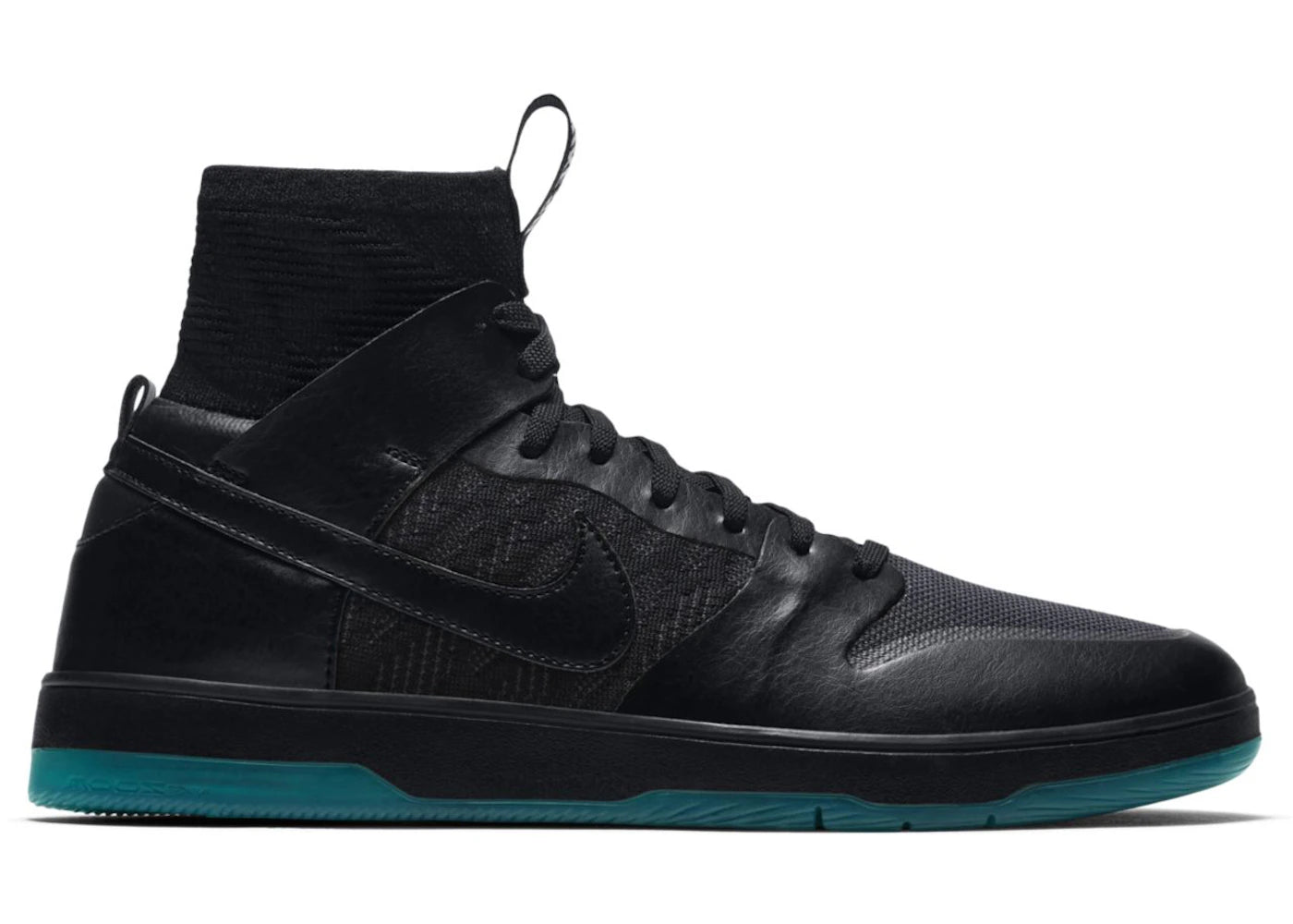 Nike Sb Dunk Elite High Black Dark Atomic Teal