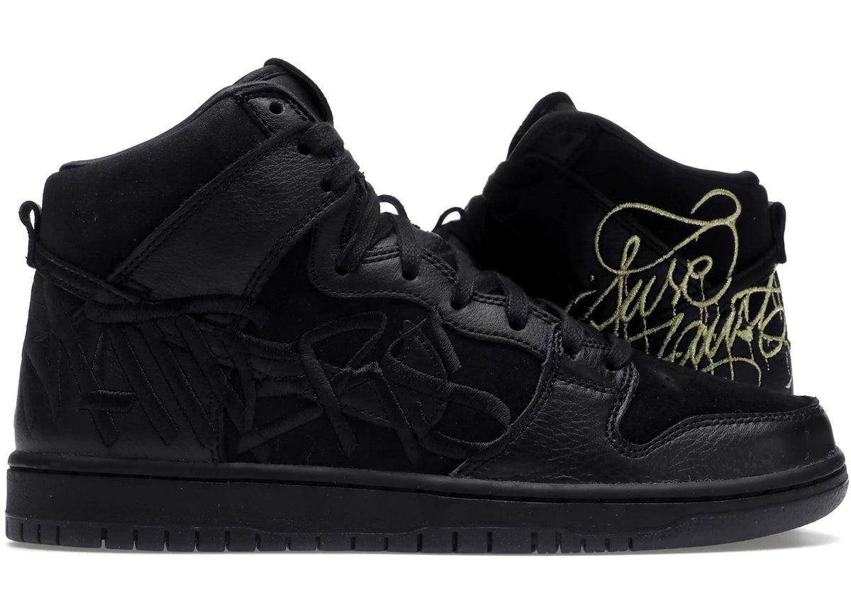 Nike Sb Dunk High Faust Black Gold India | Kicks Machine