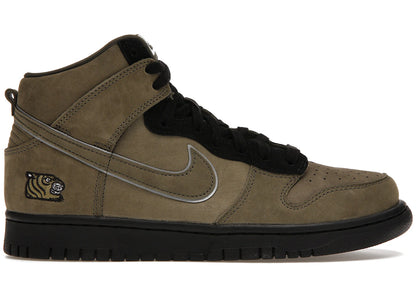 Nike Dunk High Soulgoods Olive, front