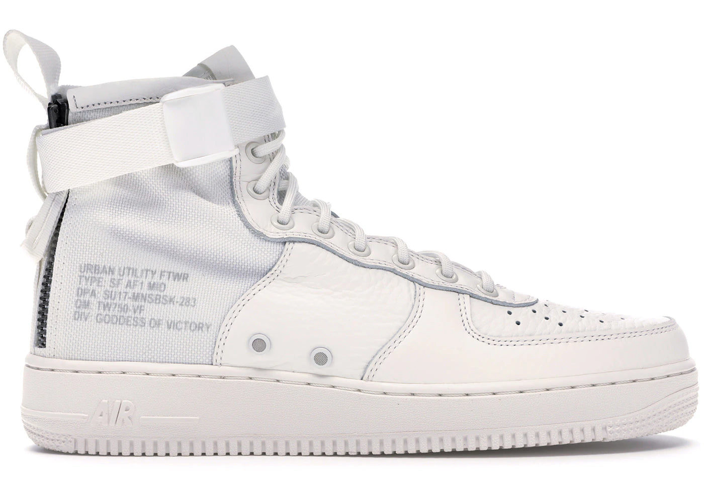 Nike Sf Air Force 1 Mid Triple Ivory