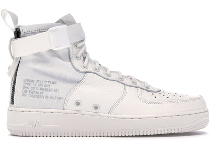 Nike Sf Air Force 1 Mid Triple Ivory