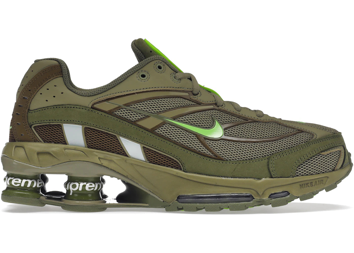 nike shox ride 2 sp supreme olive