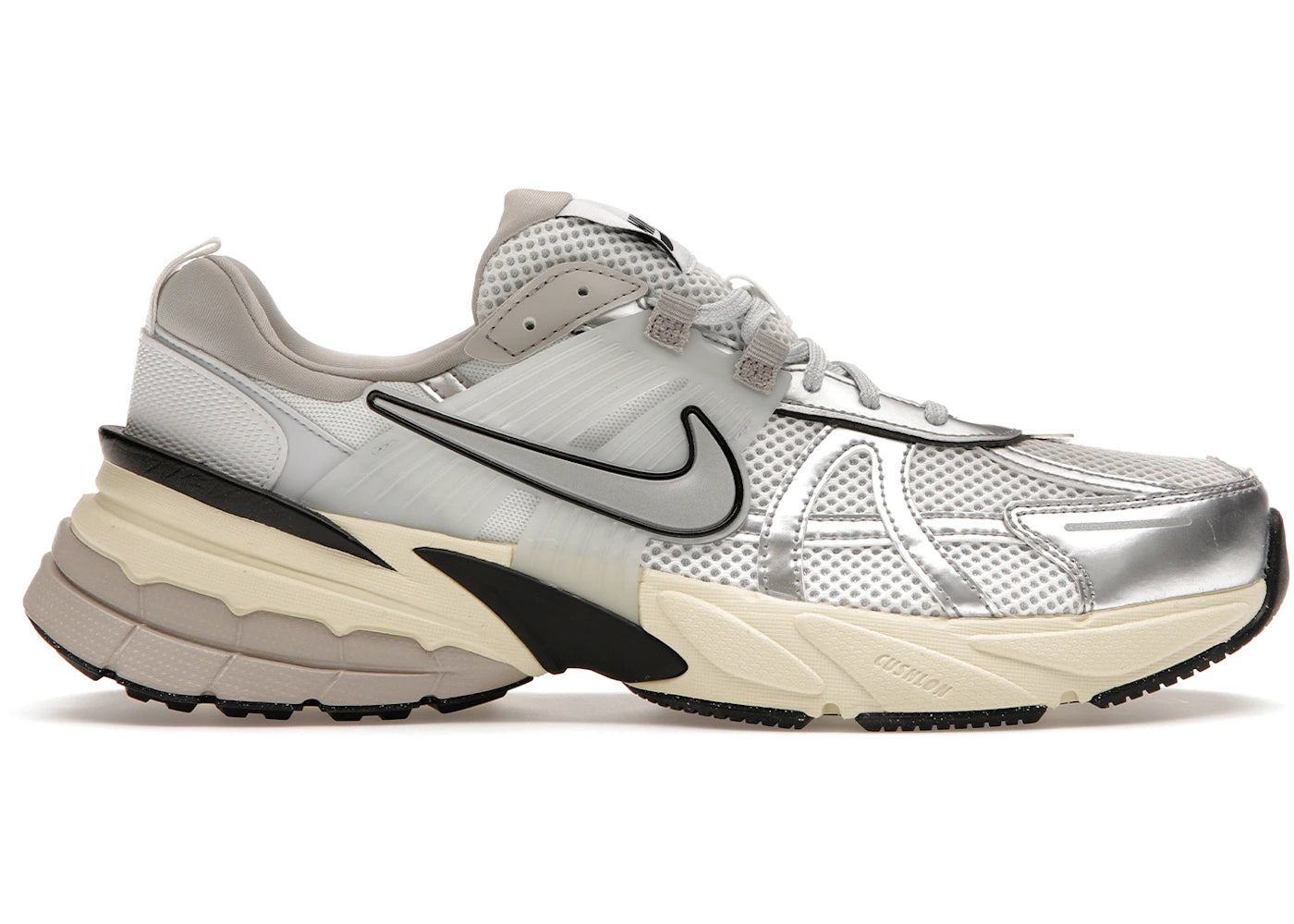 Nike V2K Run Summit White Metallic Silver (Women'S)