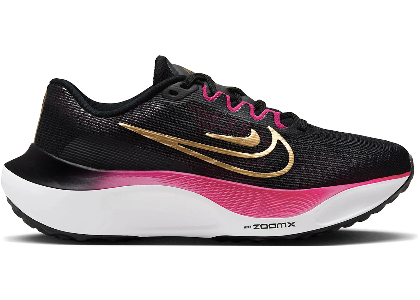 Nike Zoom Fly 5 Black Gold Fireberry (Women'S)