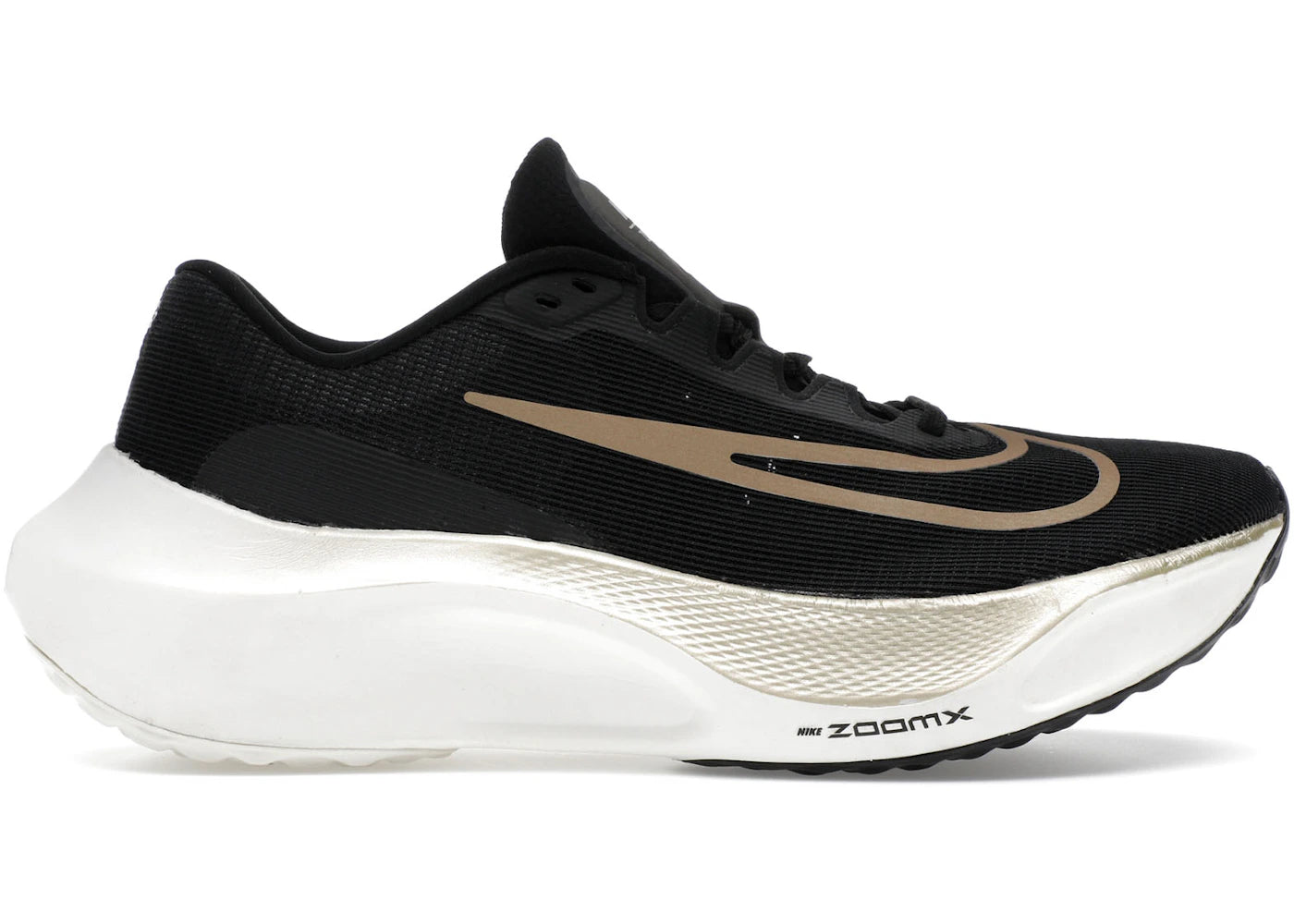 Nike Zoom Fly 5 Black Metallic Gold Grain