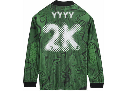nike x off-white allover print jersey (asia sizing) kelly green