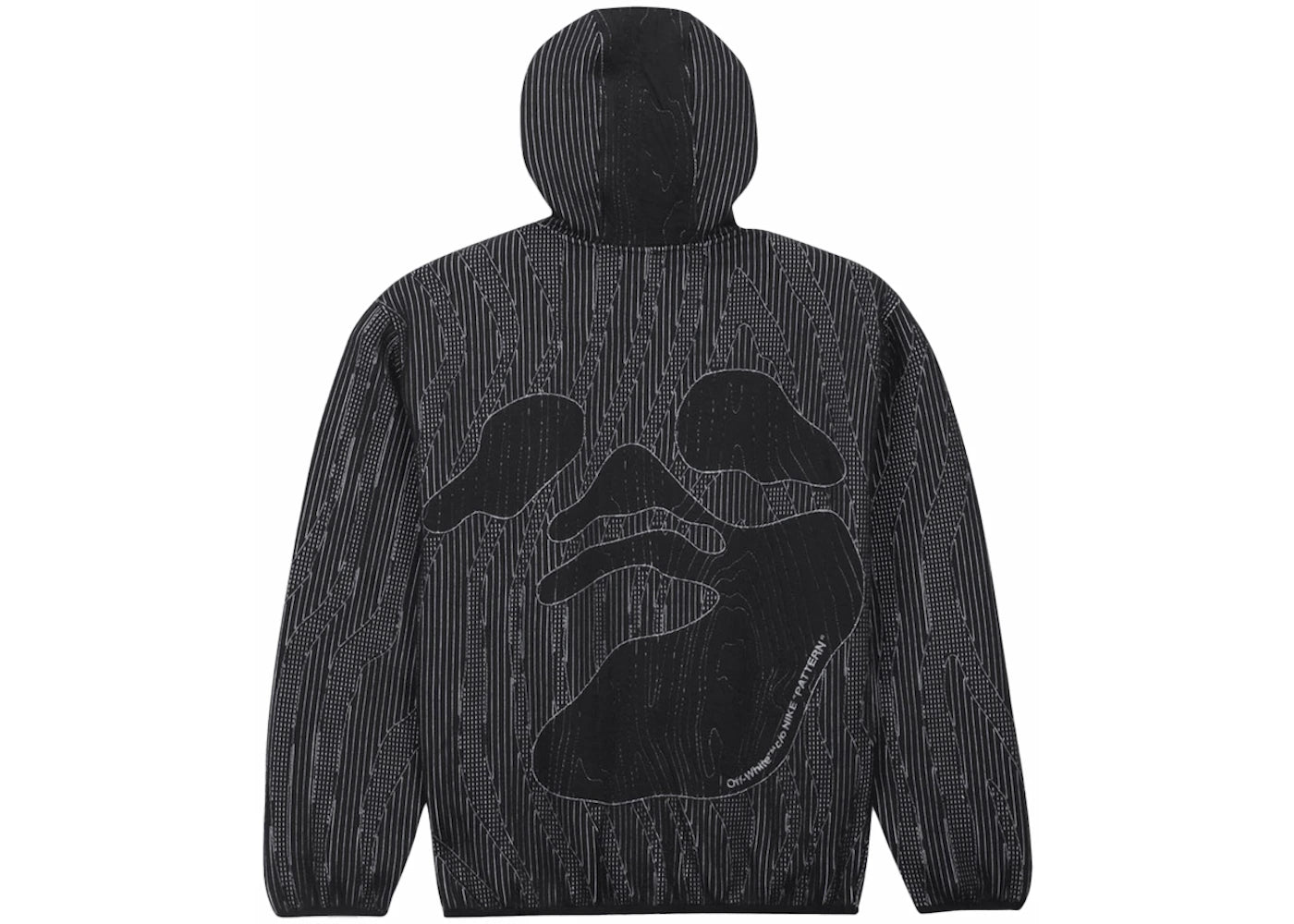 nike x off-white engineered hoodie (asia sizing) black