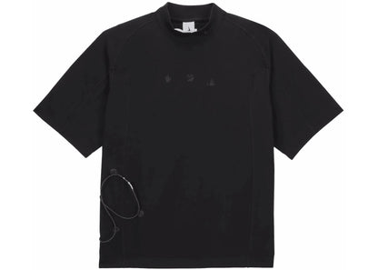 nike x off-white short sleeve top black