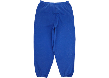 nike x stussy acid wash sweatpants blue