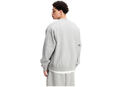 nike x stussy crew fleece grey