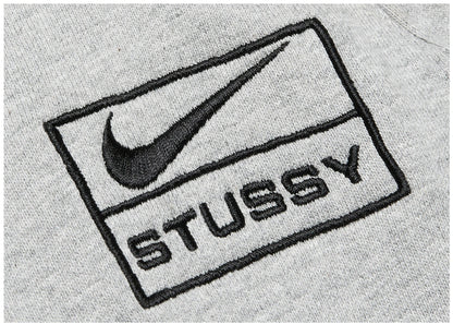 nike x stussy fleece sweatpants grey
