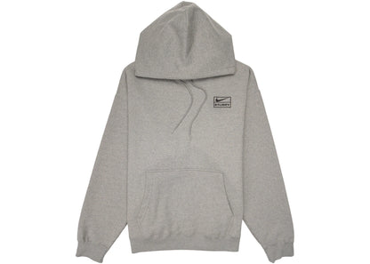 nike x stussy hoodie grey