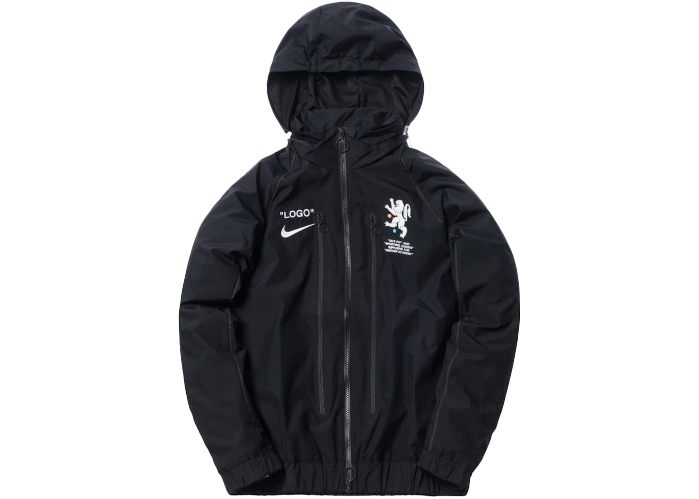 nikelab x off-white mercurial nrg x track jacket black