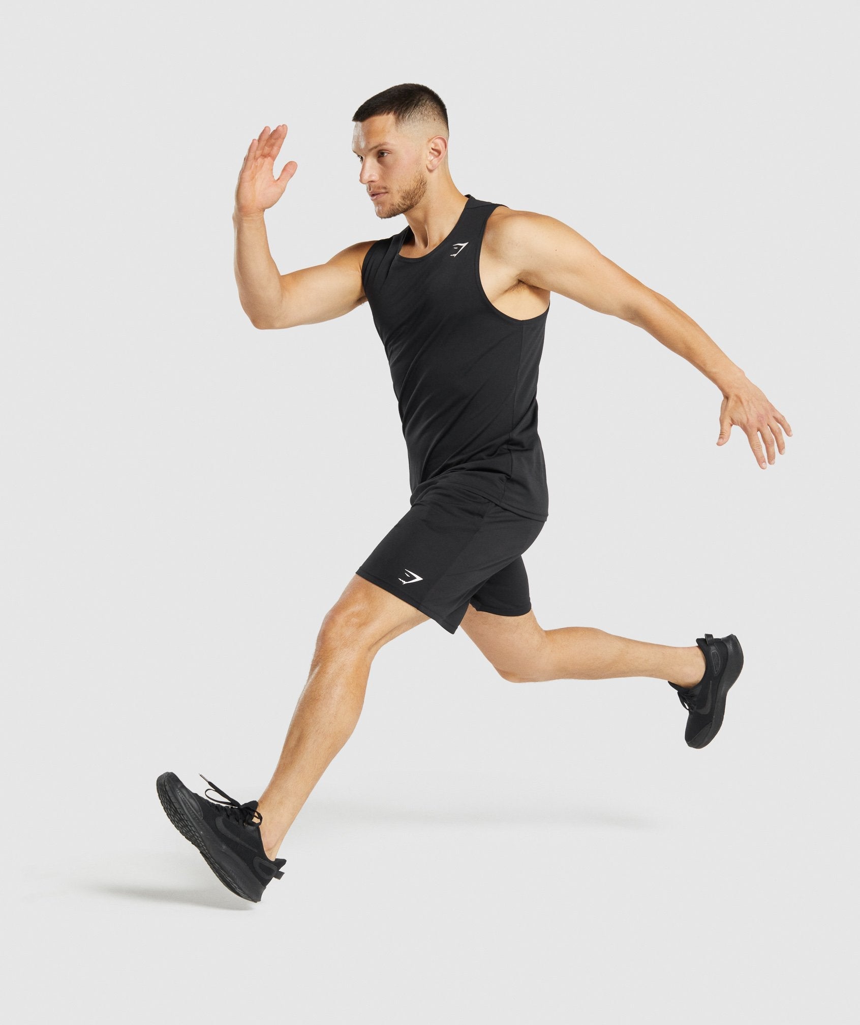 Gymshark No Show Socks 3Pk Black