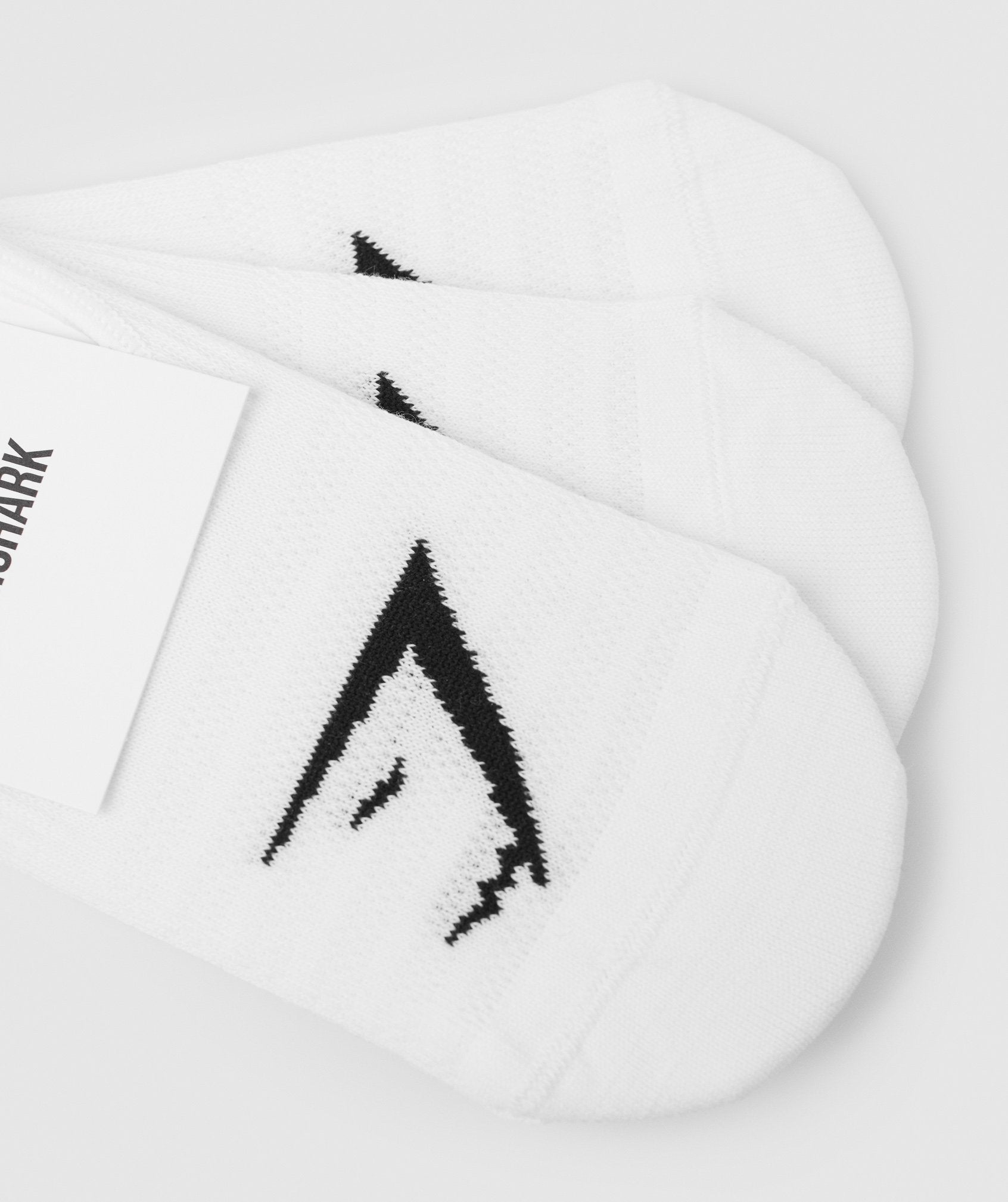 Women's Gymshark No Show Socks 3Pk White