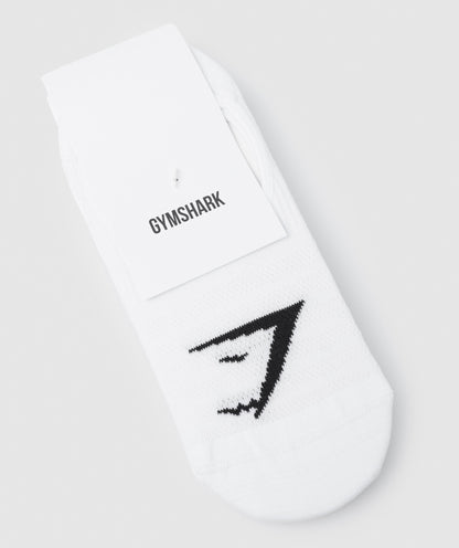 Women's Gymshark No Show Socks 3Pk White