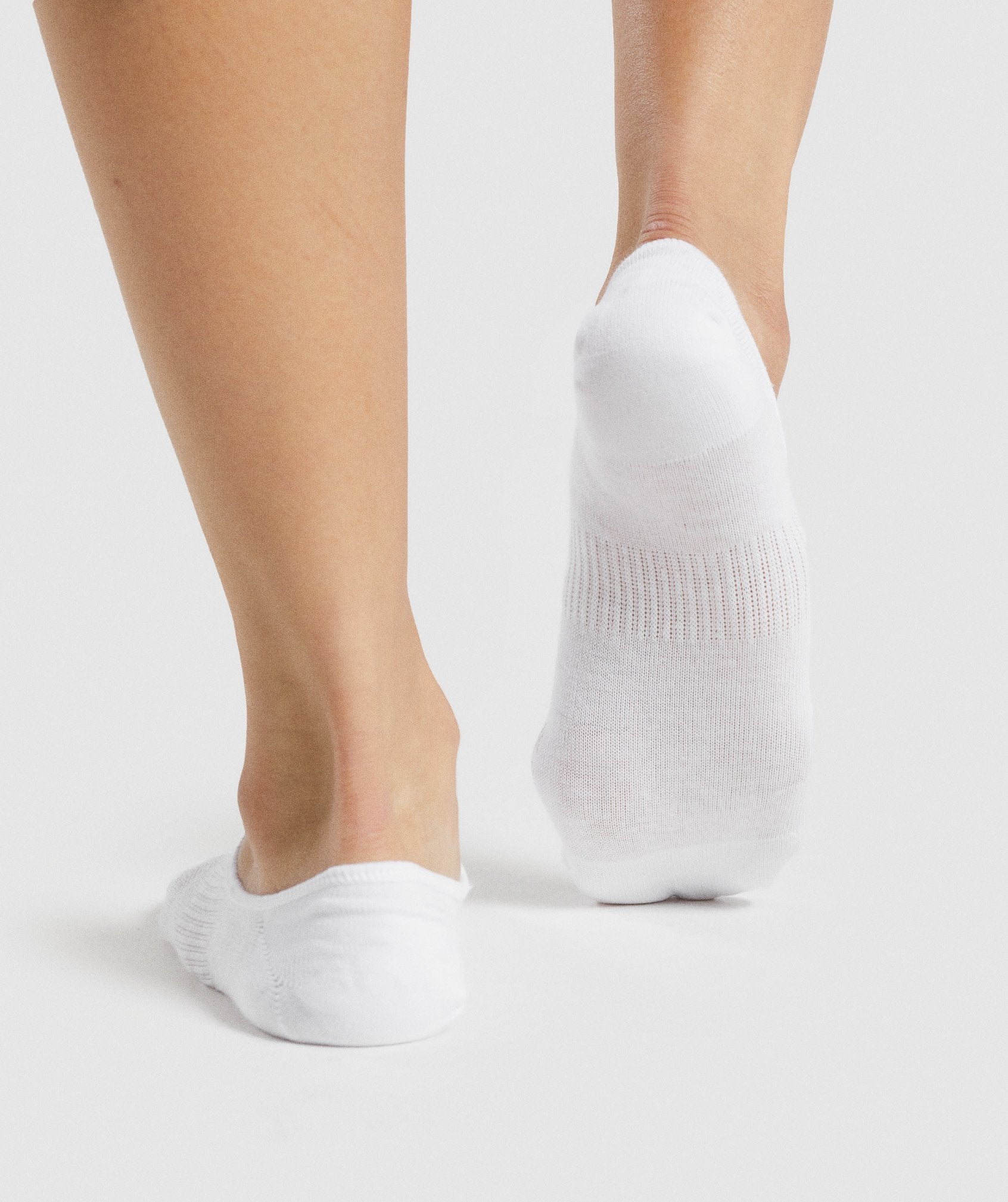 Women's Gymshark No Show Socks 3Pk White