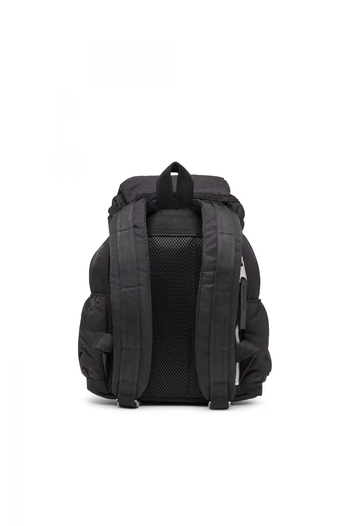Diesel Black Logos S-Small backpack in recycled nylon