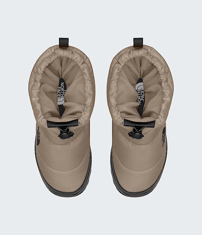 The North Face Nuptse Traction Booties Mushroom Grey