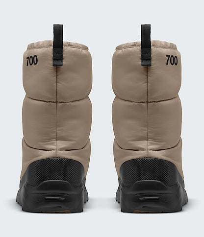 The North Face Nuptse Traction Booties Mushroom Grey