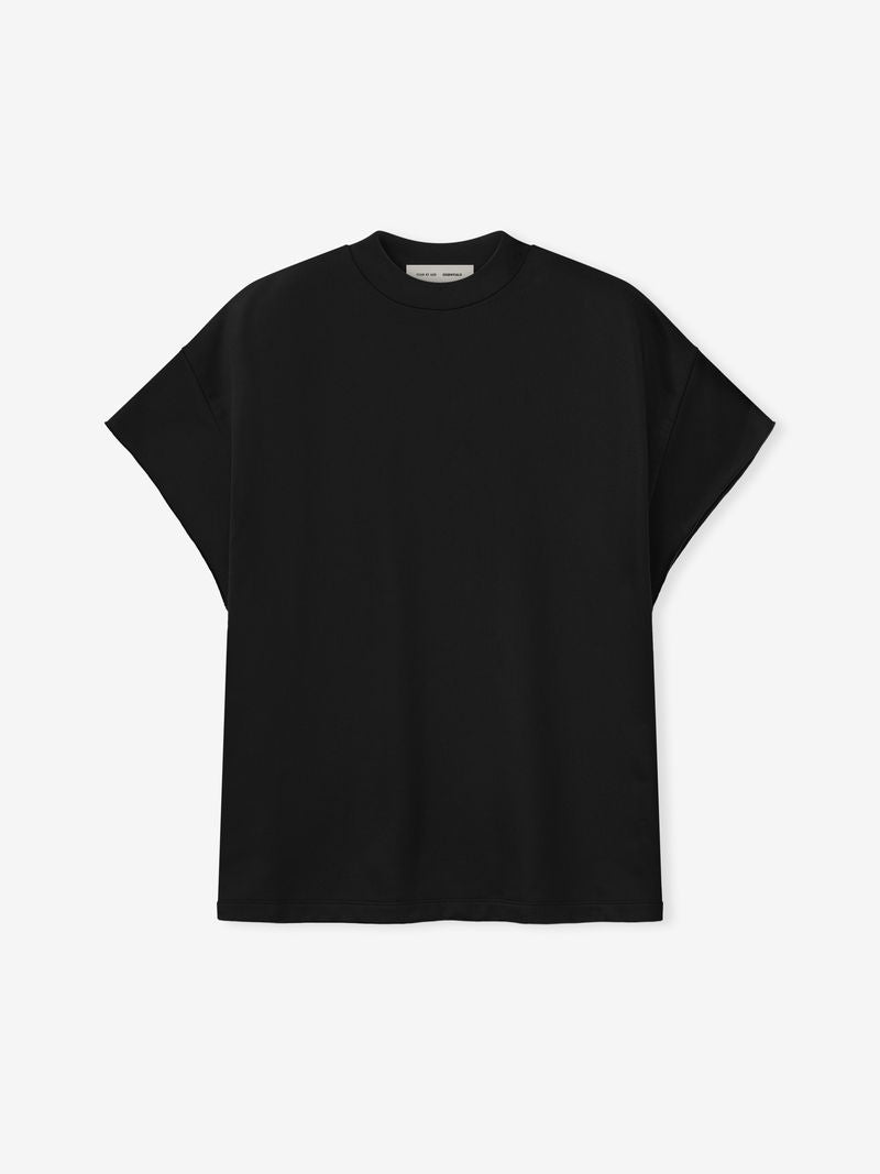 Essentials Satin Fleece 90S Muscle Tee Vintage Black
