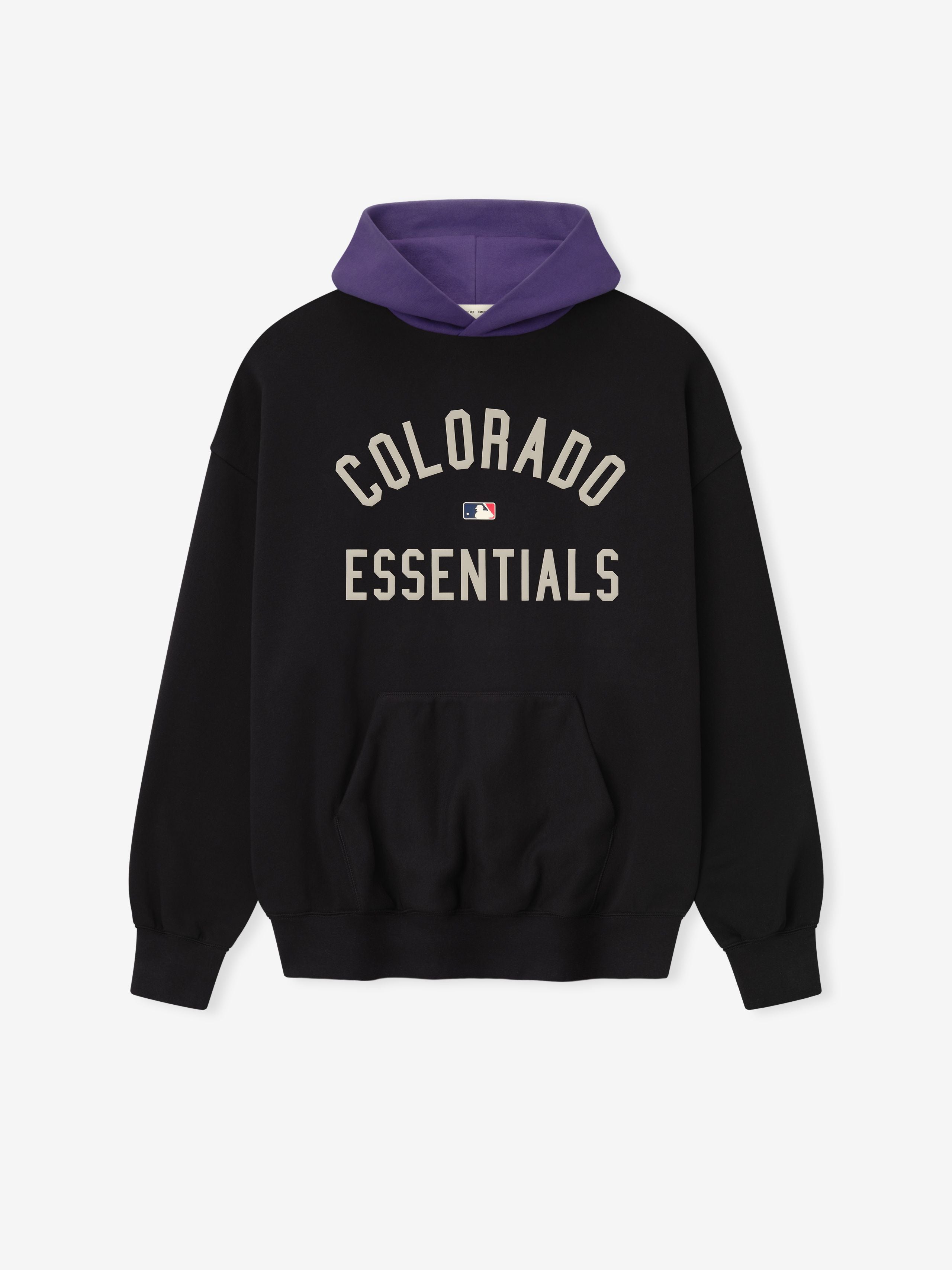 Essentials Rockies Sport Hoodie Vintage Black/Purple Reign