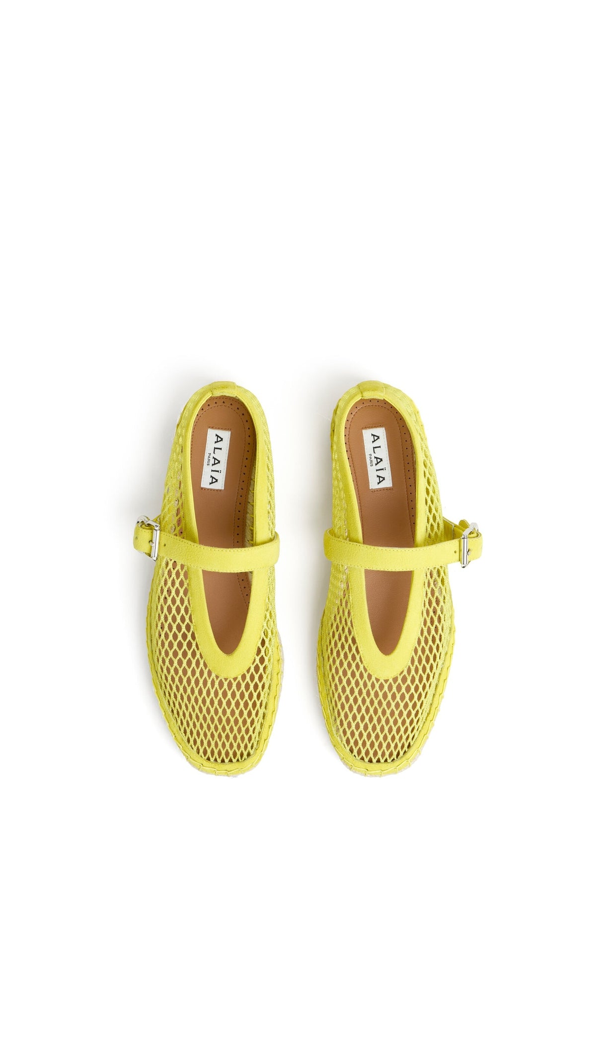 Alaïa Espadrilles In Fishnet And Suede
