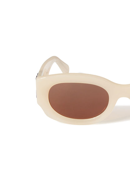 Off-White Palmer Sunglasses Neutrals