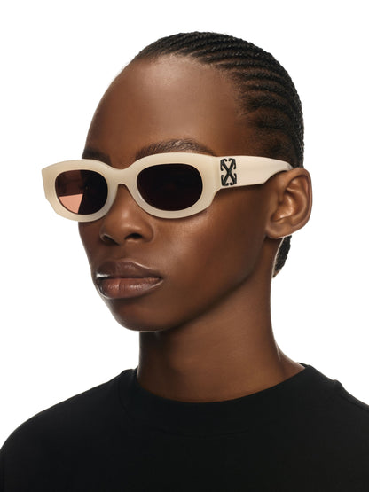 Off-White Palmer Sunglasses Neutrals